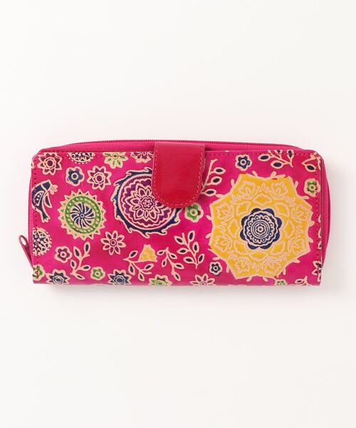 チャイハネ（チャイハネ）の「【チャイハネ】インド伝統山羊革細工 サンティニウォレット 長財布（財布・レディース・ブラック/ブルー/ブラウン/グリーン/ネイビー/オレンジ/レッド/イエロー/ブラウン系その他/イエロー系その他/パープル/ブラック系その他/グリーン系その他/ピンク・FREE）」の12枚目の写真