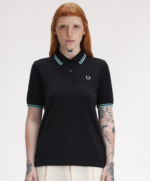 【新品未使用品】フレッドペリー　ポロシャツ The Fred Perry Shirt - M2(36 157：BLACK／CHAMPAG): | FRED