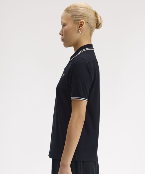 Fred Perry Shirt G3600 フレッドペリーポロシャツ　黒白 The Fred Perry Shirt - G3600／フレッドペリーポロシャツ