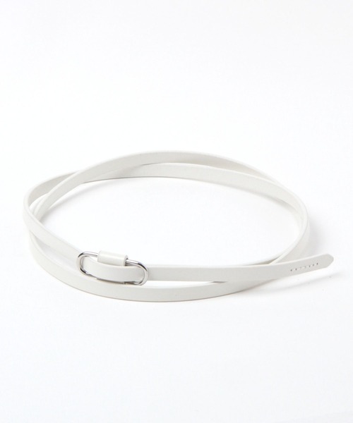 niko and...（ニコアンド）の「オリジナルレザー細ベルト（ベルト・レディース・グリーン/ブラウン/ブラック/ホワイト/ピンク/セージグリーン/ベビーピンク/ナチュラル/その他1/イエロー/サックスブルー・0）」の11枚目の写真