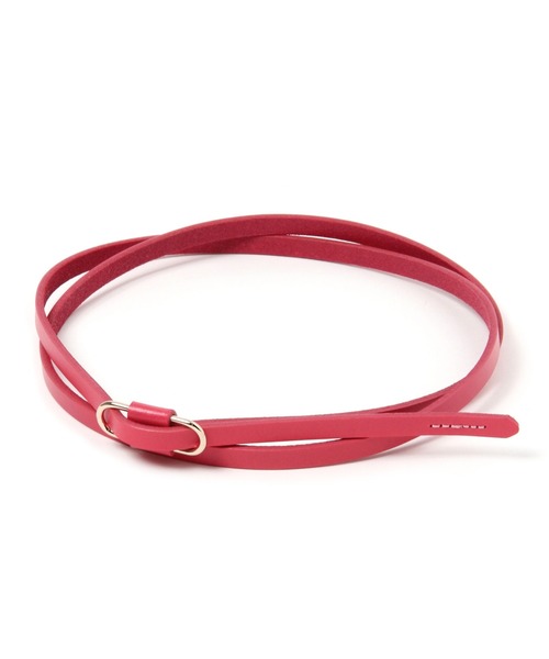 niko and...（ニコアンド）の「オリジナルレザー細ベルト（ベルト・レディース・グリーン/ブラウン/ブラック/ホワイト/ピンク/セージグリーン/ベビーピンク/ナチュラル/その他1/イエロー/サックスブルー・0）」の10枚目の写真