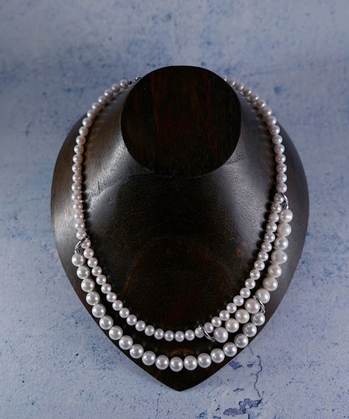 HERGO（ハーゴ）の「NP:HERGO Add Pearl Necklace アドパールネックレス（ネックレス・メンズ・ホワイト・FREE）」の7枚目の写真