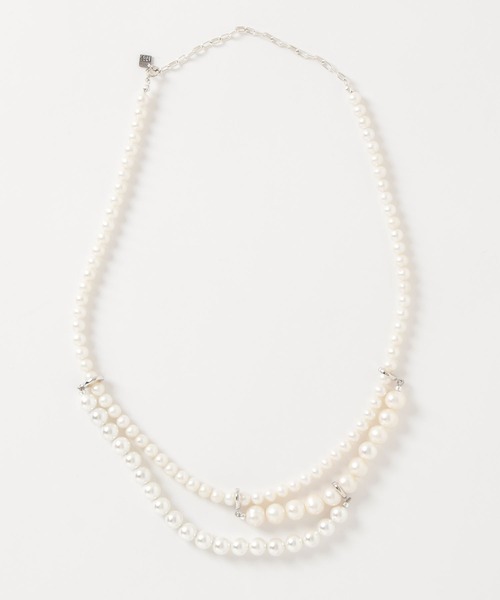 HERGO（ハーゴ）の「NP:HERGO Add Pearl Necklace アドパールネックレス（ネックレス・メンズ・ホワイト・FREE）」の10枚目の写真