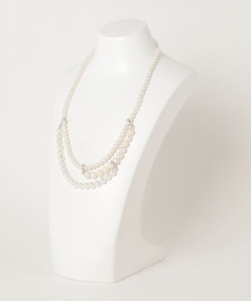 HERGO（ハーゴ）の「NP:HERGO Add Pearl Necklace アドパールネックレス（ネックレス・メンズ・ホワイト・FREE）」の9枚目の写真