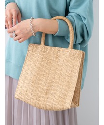 Green　Parks | ・ブレード編みスクエアトートバッグ＊(トートバッグ)