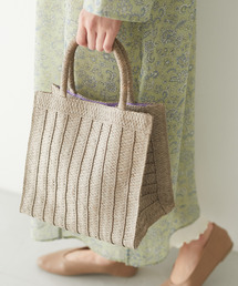 Green　Parks | ・ブレード編みスクエアトートバッグ＊(トートバッグ)