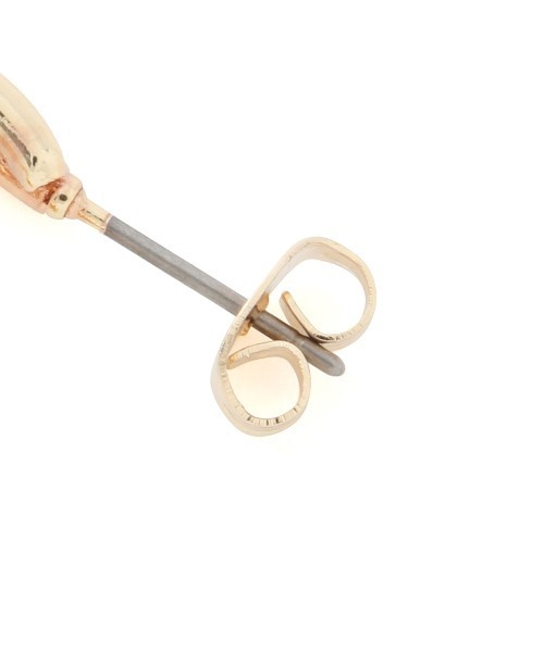 ROPE' PICNIC(ロペピクニック)の「カラーフラワーフープピアス(ピアス(両耳用)・レディース・ダークラベンダー/オレンジ系その他・FREE)」の6枚目の写真