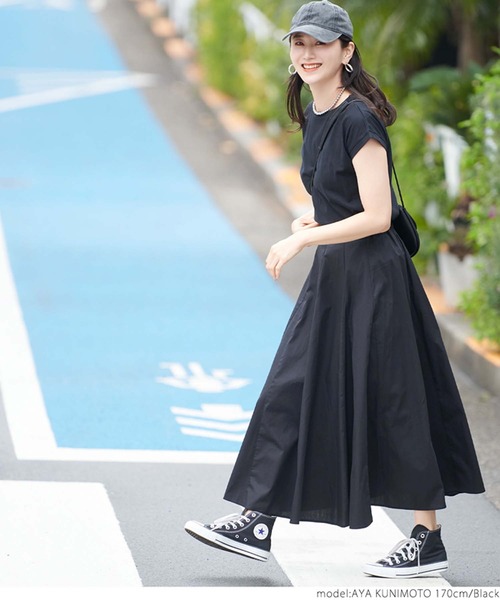 coca(coca)(コカ)の「コットンロングスカート(スカート・レディース・ベージュ/ブラック・ONE SIZE)」の15枚目の写真