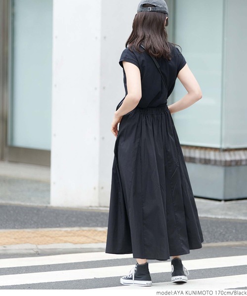 coca(coca)(コカ)の「コットンロングスカート(スカート・レディース・ベージュ/ブラック・ONE SIZE)」の16枚目の写真