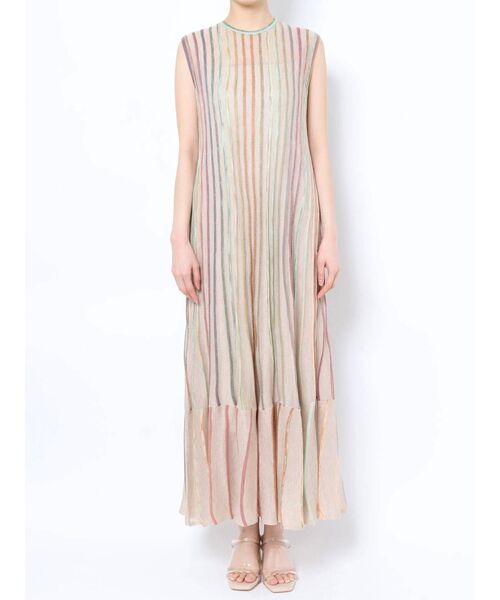 LAGUNAMOON(ラグナムーン)の「シアーレインボーニットワンピース(ワンピース・レディース・ブラウン/ベージュ/パープル・SMALL/MEDIUM)」の21枚目の写真