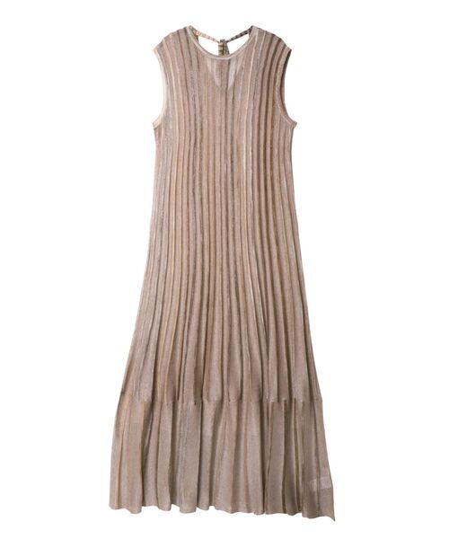 LAGUNAMOON(ラグナムーン)の「シアーレインボーニットワンピース(ワンピース・レディース・ブラウン/ベージュ/パープル・SMALL/MEDIUM)」の5枚目の写真