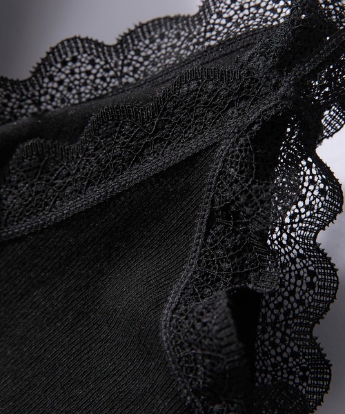 SAISON DE PAPILLON（セゾンドパピヨン）の「ミディ丈レースストラップブラトップ（その他アンダーウェア/インナー・レディース・ホワイト/ピンク/ブラック/グリーン・M）」の19枚目の写真