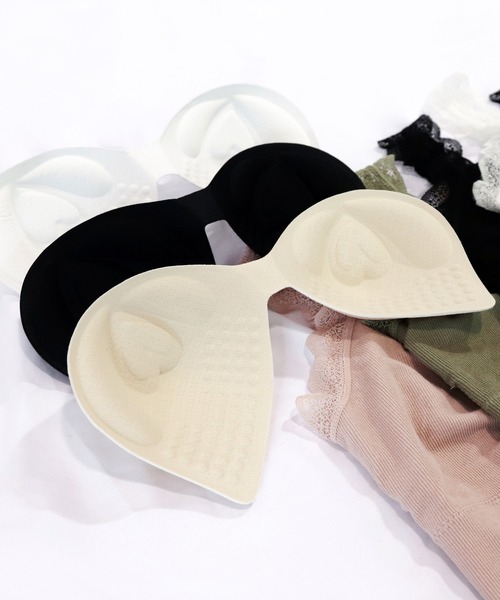 SAISON DE PAPILLON（セゾンドパピヨン）の「ミディ丈レースストラップブラトップ（その他アンダーウェア/インナー・レディース・ホワイト/ピンク/ブラック/グリーン・M）」の12枚目の写真