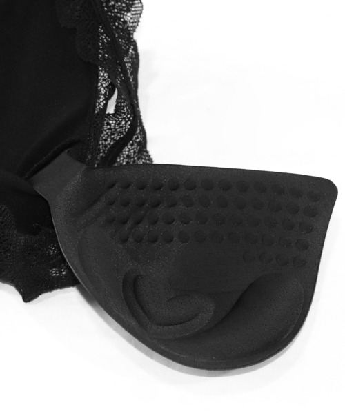 SAISON DE PAPILLON（セゾンドパピヨン）の「ミディ丈レースストラップブラトップ（その他アンダーウェア/インナー・レディース・ホワイト/ピンク/ブラック/グリーン・M）」の5枚目の写真