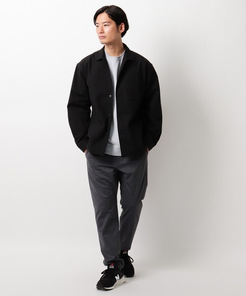 THE SHOP TK （ザ ショップ ティーケー ）の「◆エコリッチカバーオール（ミリタリージャケット・メンズ・アイボリー/ブラック・02/03/04）」の9枚目の写真