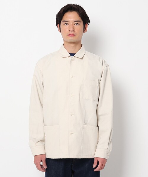 THE SHOP TK （ザ ショップ ティーケー ）の「◆エコリッチカバーオール（ミリタリージャケット・メンズ・アイボリー/ブラック・02/03/04）」の6枚目の写真