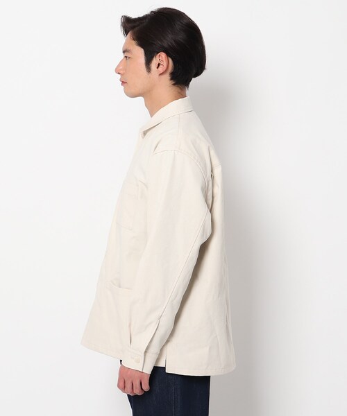 THE SHOP TK （ザ ショップ ティーケー ）の「◆エコリッチカバーオール（ミリタリージャケット・メンズ・アイボリー/ブラック・02/03/04）」の8枚目の写真