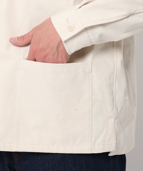 THE SHOP TK （ザ ショップ ティーケー ）の「◆エコリッチカバーオール（ミリタリージャケット・メンズ・アイボリー/ブラック・02/03/04）」の14枚目の写真