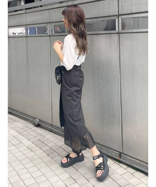 MURUA(ムルーア)の「YETシアーTシャツ(Tシャツ/カットソー・レディース・ホワイト/グリーン/モカ・FREE)」の20枚目の写真