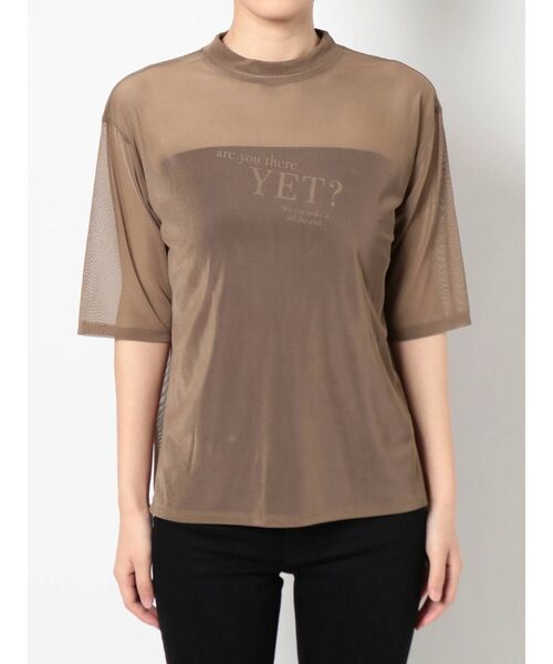 MURUA(ムルーア)の「YETシアーTシャツ(Tシャツ/カットソー・レディース・ホワイト/グリーン/モカ・FREE)」の21枚目の写真