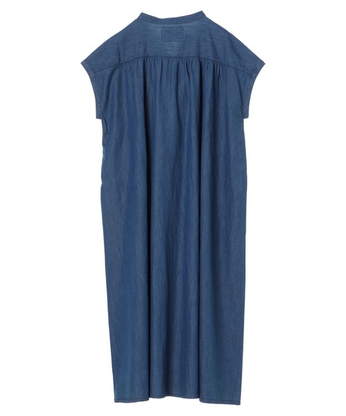AMERICAN HOLIC（アメリカンホリック）の「フレンチスリーブデニムギャザーワンピース（ワンピース・レディース・インディゴブルー・MEDIUM/LARGE）」の6枚目の写真