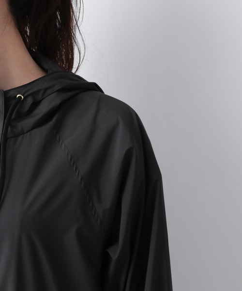 GLOBAL WORK（グローバルワーク）の「エアカルフードロングコート/937206（モッズコート・レディース・ブラック/ベージュ系その他3/グリーン系その他4・FREE）」の19枚目の写真