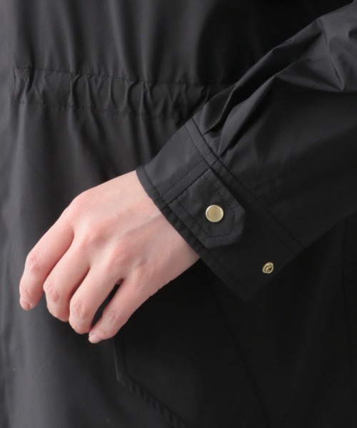 GLOBAL WORK（グローバルワーク）の「エアカルフードロングコート/937206（モッズコート・レディース・ブラック/ベージュ系その他3/グリーン系その他4・FREE）」の18枚目の写真