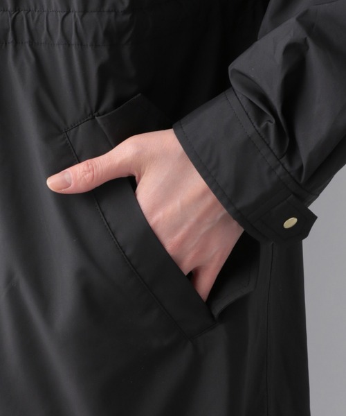 GLOBAL WORK（グローバルワーク）の「エアカルフードロングコート/937206（モッズコート・レディース・ブラック/ベージュ系その他3/グリーン系その他4・FREE）」の11枚目の写真