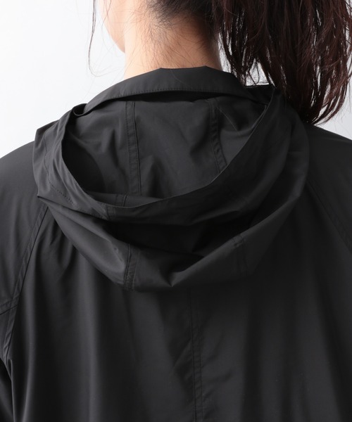 GLOBAL WORK（グローバルワーク）の「エアカルフードロングコート/937206（モッズコート・レディース・ブラック/ベージュ系その他3/グリーン系その他4・FREE）」の5枚目の写真