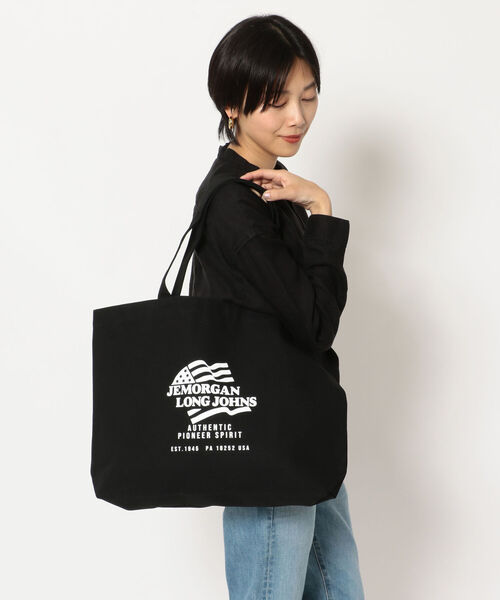 JEMORGAN（ジェーイーモーガン）の「JE MORGAN/JEモーガン　CANVAS TOTE BAG キャンバストート（トートバッグ・メンズ・ブラック/カモフラージュ/キナリ/ブラウン系・FREE）」の21枚目の写真