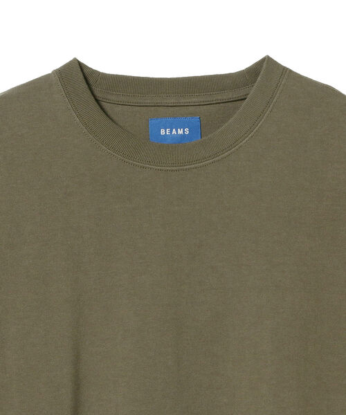 BEAMS（ビームス）の「BEAMS / サイドポケット ビッグTシャツ（Tシャツ/カットソー・メンズ・ホワイト/オリーブ・LARGE/MEDIUM/SMALL/X-LARGE）」の16枚目の写真