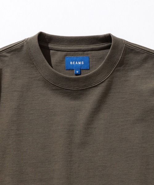 BEAMS（ビームス）の「BEAMS / サイドポケット ビッグTシャツ（Tシャツ/カットソー・メンズ・ホワイト/オリーブ・LARGE/MEDIUM/SMALL/X-LARGE）」の3枚目の写真