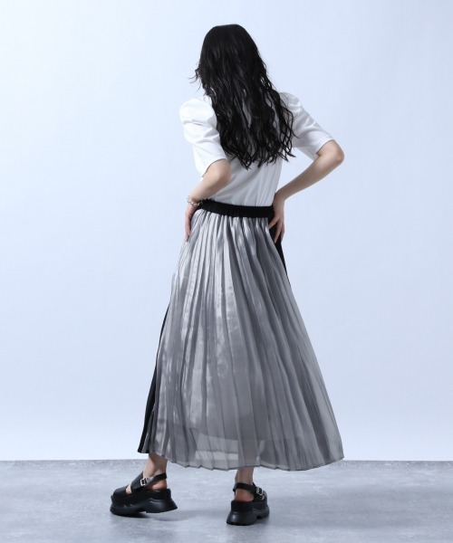 HARE（ハレ）の「パートプリーツスカート(HARE)（スカート・レディース・ブラック/グレー・FREE）」の16枚目の写真