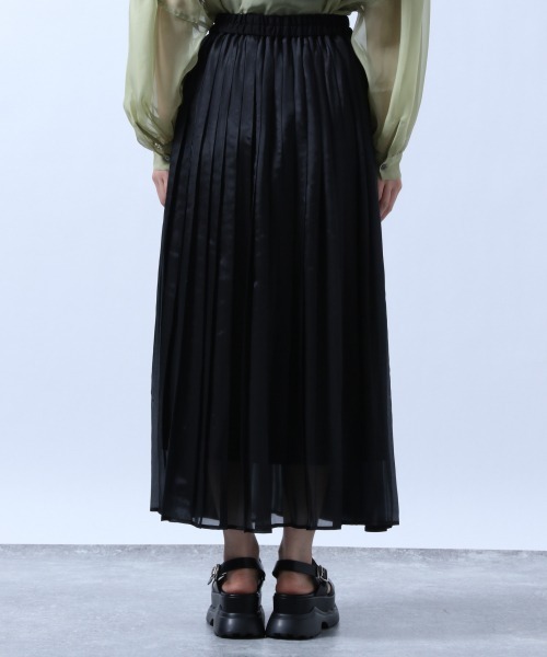 HARE（ハレ）の「パートプリーツスカート(HARE)（スカート・レディース・ブラック/グレー・FREE）」の19枚目の写真