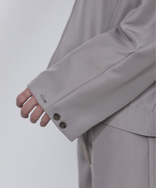 Loose/ルース（ルース）の「2way スリーブ ワイドジップブルゾン（ブルゾン・メンズ・ブラック/グレー系その他/グレイッシュベージュ・S/M/L）」の18枚目の写真