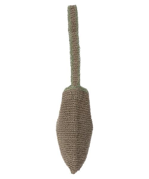 Green　Parks（グリーンパークス）の「・ステッチペーパーワンショルダーバッグ＊（トートバッグ・レディース・ライトベージュ/グレイッシュベージュ・FREE）」の14枚目の写真