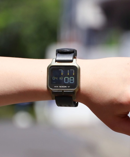 美品】NIXON ニクソン Heat ヒート Black 黒 JJフローレンス