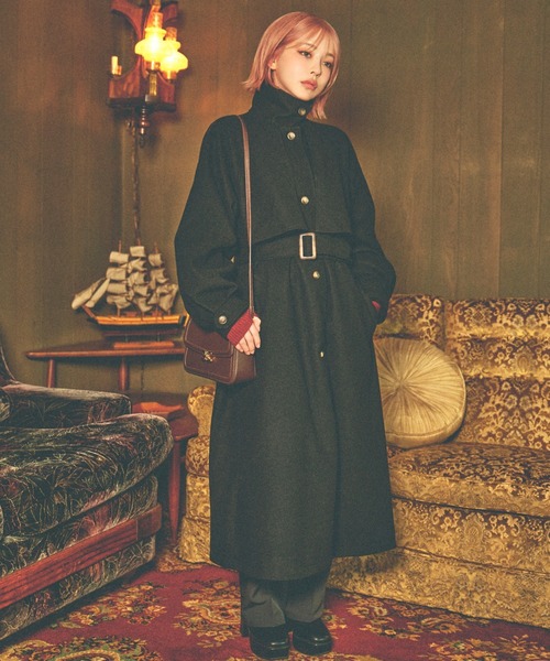 moment+(モーメントプラス)の「【累計販売枚数13万枚突破!】カットジョーゼットセンタープレスストレートスラックスパンツ(スラックス・レディース・グリーン/グレイッシュベージュ/イエロー/オレンジ/アイボリー/ブラック/ライトグリーン/ブラウン/ダークオレンジ/パープル/レッド/ダークグリーン/ピンク/ターコイズブルー/ブルー/イエロー×グリーン/スモークピンク/チャコールグレー/ラベンダー/ピンクベージュ・L/M/S)」の21枚目の写真