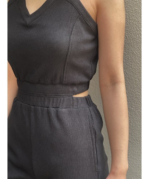 ENVYM（アンビー）の「ダブルストラップオールインワン（つなぎ/オールインワン・レディース・ブラック/ベージュ/ブラウン・FREE）」の18枚目の写真