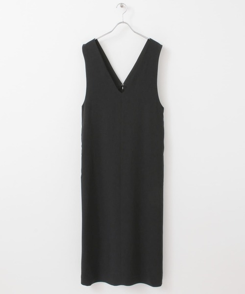 F by ROSSO（エフバイロッソ）の「F by ROSSO　ロングジャンパースカート（ジャンパースカート・レディース・ブラック/ベージュ・36/38）」の18枚目の写真