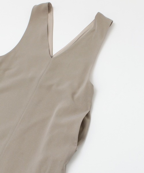 F by ROSSO（エフバイロッソ）の「F by ROSSO　ロングジャンパースカート（ジャンパースカート・レディース・ブラック/ベージュ・36/38）」の20枚目の写真