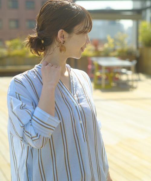 【早い者勝ち】ne Quittez pas ストライプ　トップス　ヌキテパ 早い者勝ち】ne Quittez pas ストライプ トップス ヌキテパ 早い