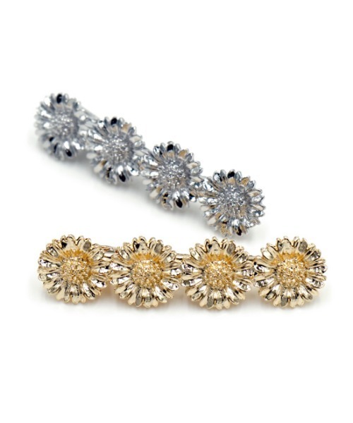 flower（フラワー）の「サニーマーガレットクリップ（ヘアピン・レディース・シルバー/ゴールド・FREE）」の8枚目の写真