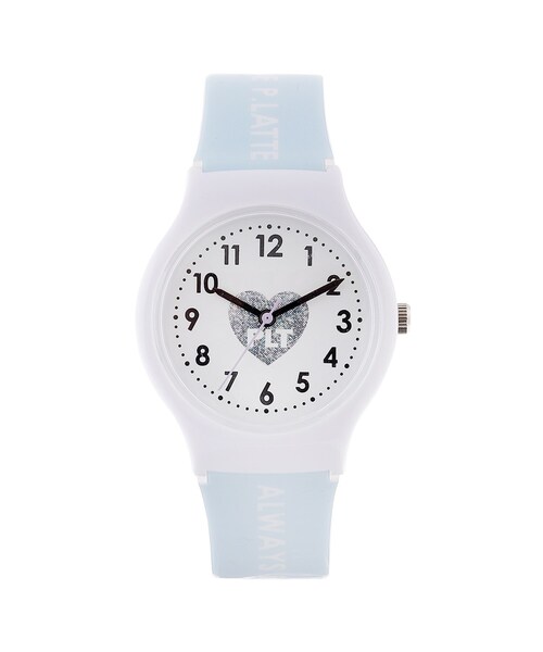 ロゴプラウォッチ アナログ腕時計 Pink Latte ピンクラテ のファッション通販 Zozotown