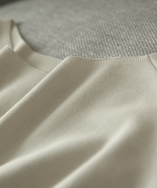 ABITOKYO（アビトーキョー）の「ボートネックドルマンニットプルオーバー（ニット/セーター・レディース・ホワイト/ブラック/ベージュ/ライトグリーン/モカ/グリーン/ラベンダー/パープル/ネイビー/オレンジ/イエロー/レッド・FREE）」の19枚目の写真