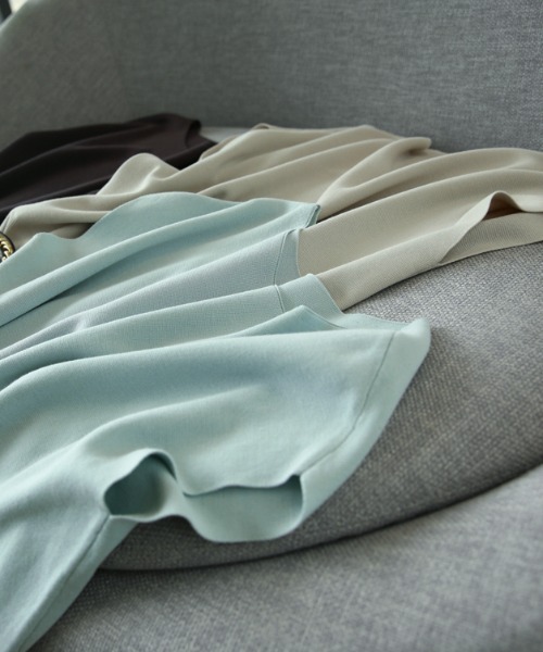 ABITOKYO（アビトーキョー）の「ボートネックドルマンニットプルオーバー（ニット/セーター・レディース・ホワイト/ブラック/ベージュ/ライトグリーン/モカ/グリーン/ラベンダー/パープル/ネイビー/オレンジ/イエロー/レッド・FREE）」の20枚目の写真