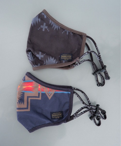 PENDLETON（ペンドルトン）の「MANASTASH×PENDLETON/マナスタッシュ×ペンドルトン　2P MASK(EX COLOR)　HOLDER & CASE　マスク（マスク・メンズ・ブラック・FREE）」の2枚目の写真