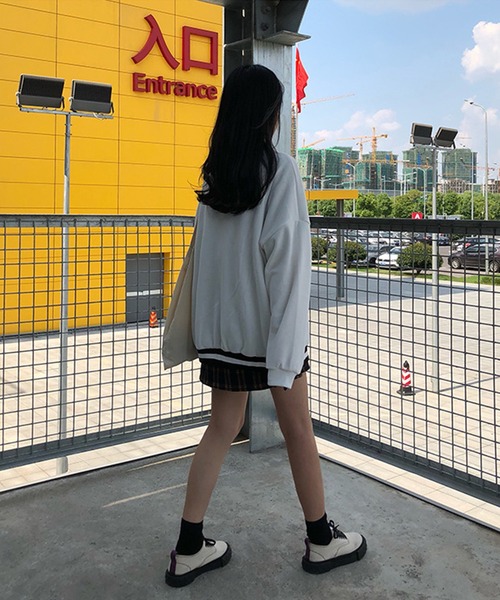 aimoha（アイモハ）の「chicチェック柄ミニスカート（スカート・レディース・ブラック/モカ/ワインレッド・MEDIUM/SMALL/LARGE）」の8枚目の写真