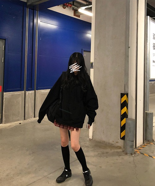 aimoha（アイモハ）の「chicチェック柄ミニスカート（スカート・レディース・ブラック/モカ/ワインレッド・MEDIUM/SMALL/LARGE）」の19枚目の写真