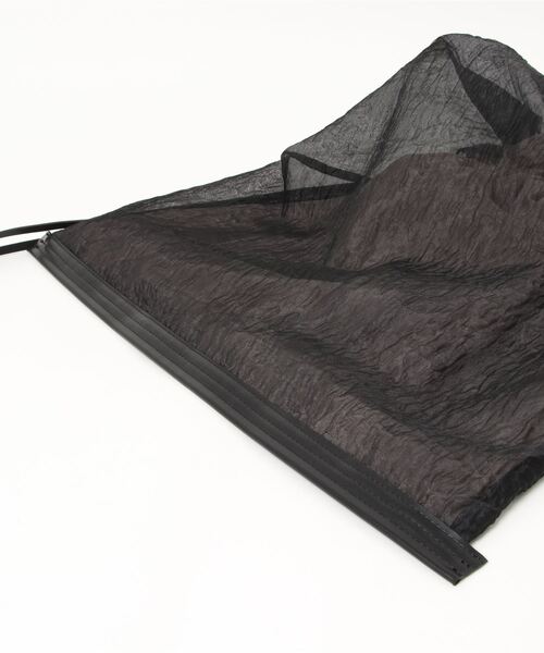 CAPRICIEUX LE'MAGE（カプリシューレマージュ）の「シアードロストバッグ（ショルダーバッグ・レディース・ブラック/ベージュ・FREE）」の6枚目の写真